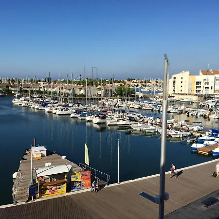Studio In Cap D'agde With Wonderful Sea View And Furnished Balcony 400 M From The Beach
